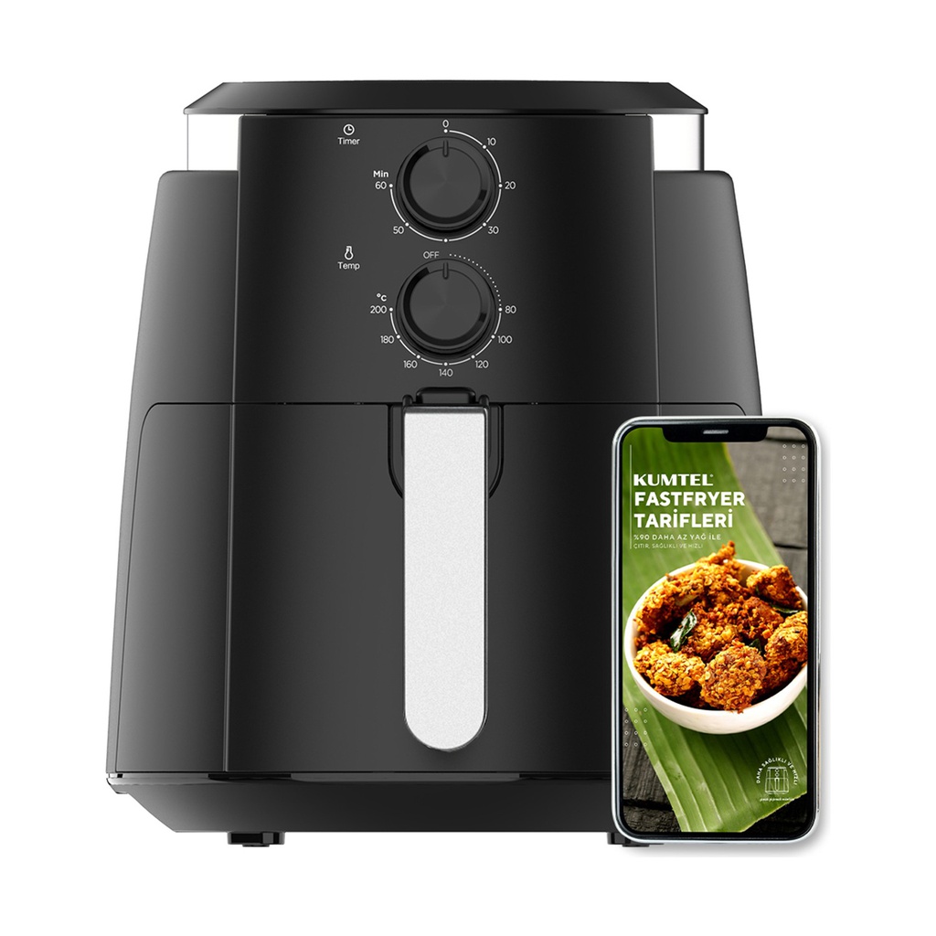 Friteuse à air chaud KUMTEL Fastfryer – 5,5 Litres