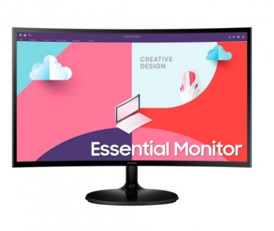 Moniteur Samsung 24" incurvé serie 3 (LS24C360EAMXZN)