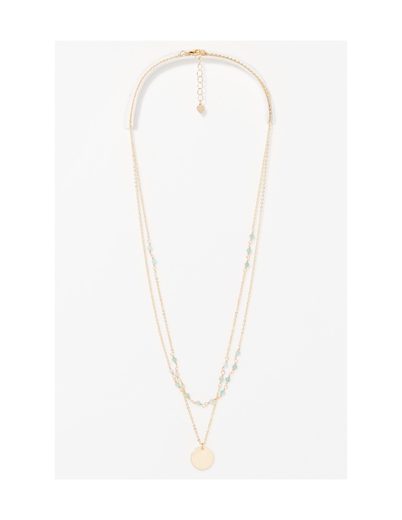 Collier Elynne amazonite (3C/L120Vj)