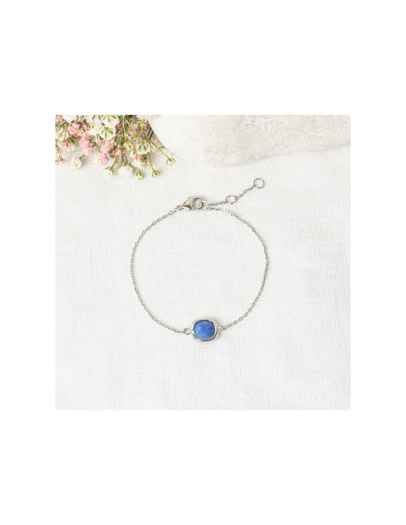 Bracelet "Lilou" Aventurine bleu (3R/S158B)