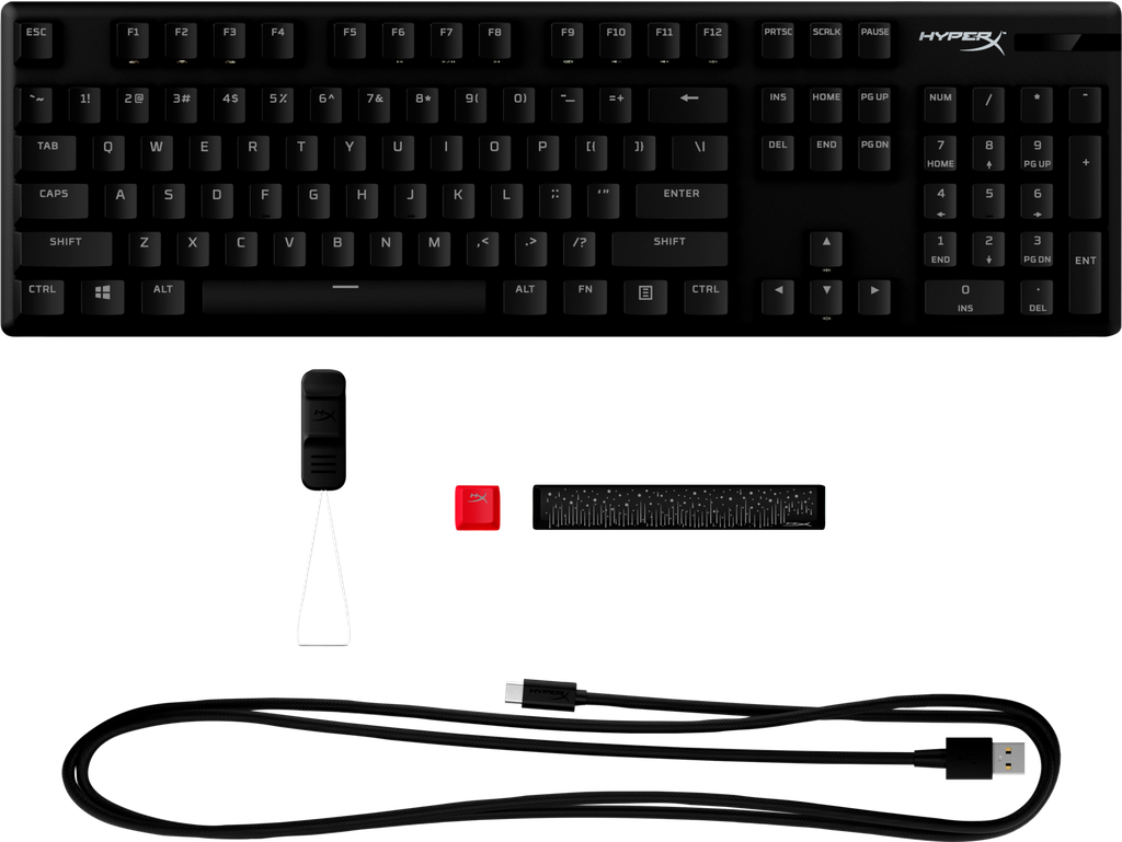 Clavier Gamer mécanique HyperX Alloy Origins PBT avec fil (639N3AA)