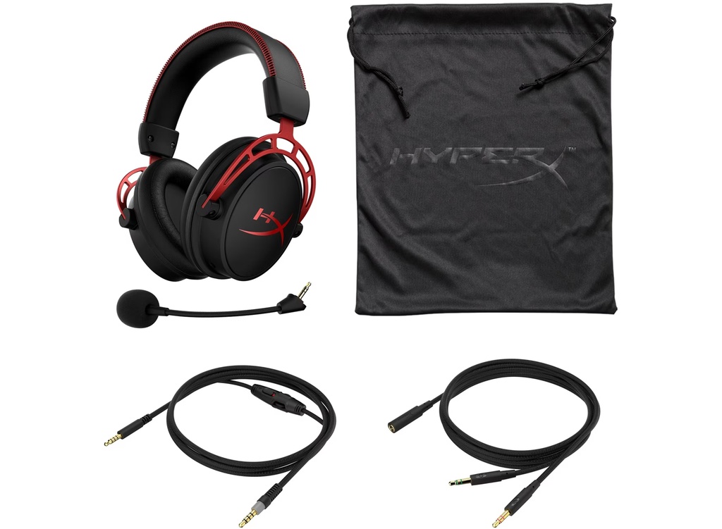 Casque filaire gaming avec micro HyperX Cloud Alpha HX-HSCA-RD/EM (4P5L1AM)