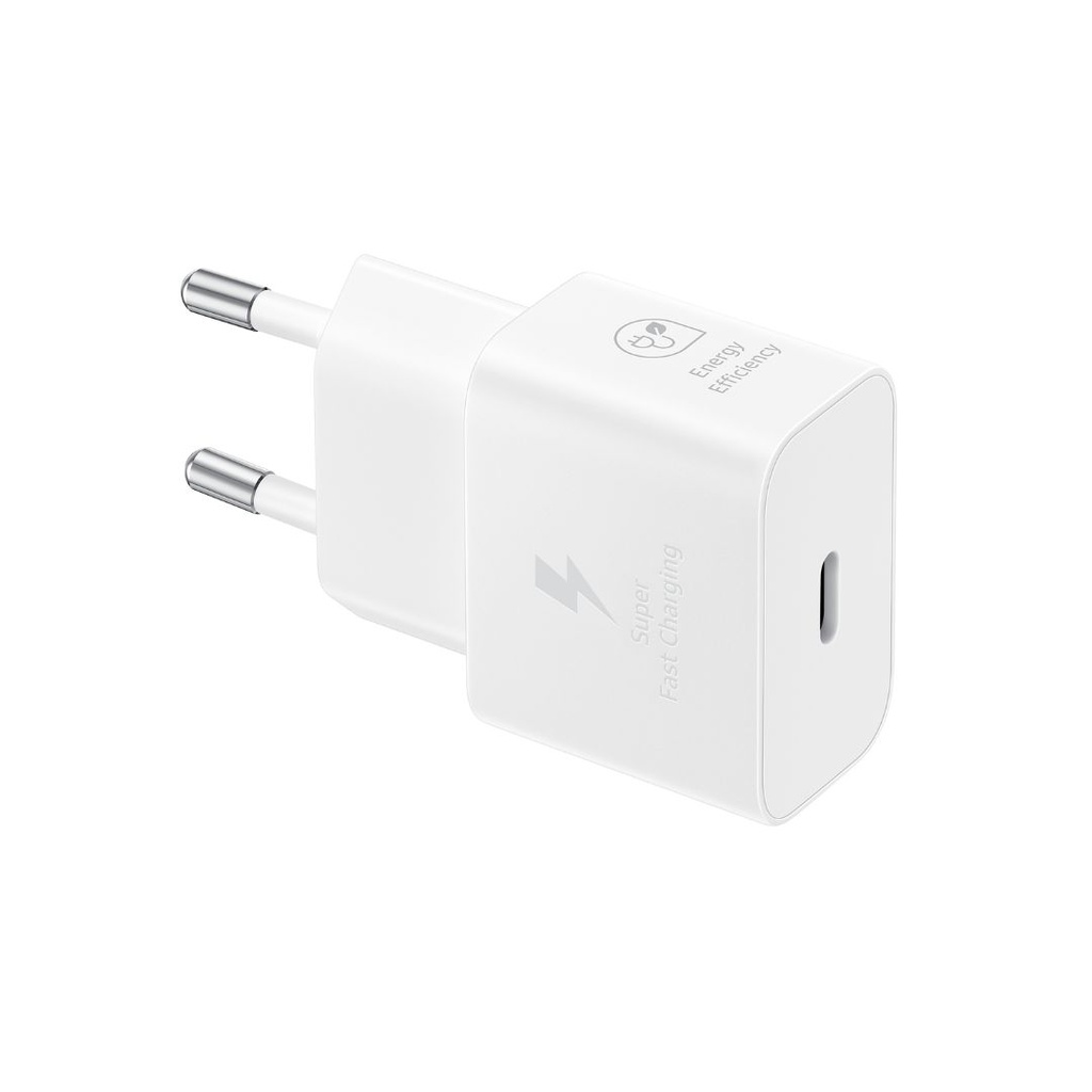 Chargeur Samsung ultra rapide 25W USB-C - Avec câble C à C (EP-T2510XWEGWW)