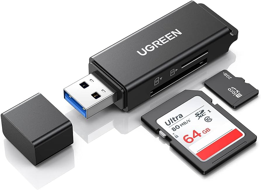 Lecteur carte mémoire SD/TF Ugreen USB 3.0 (40752)