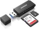 Lecteur carte mémoire SD/TF Ugreen USB 3.0 (40752)