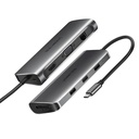 Hub USB-C Ugreen 9 en 1 Supporte PD (Power Delivery) (40873)