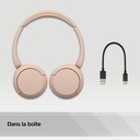 Casque Sony CH520 Bluetooth Beige (WH-CH520/CZ)