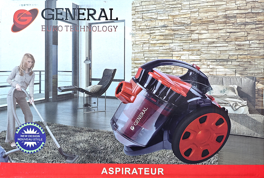 GENERAL Aspirateur sans sac cyclonique 1400w