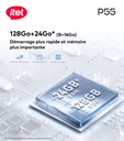 Itel P55 24GB(8+16GB)/128GB, 50MP, 6.6” HD+ 90Hz, 18W | Aurora Blue