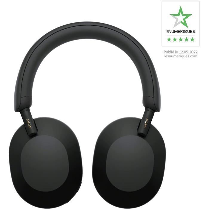 Sony Casque Bluetooth sans Fil WH-1000XM5 | Noir