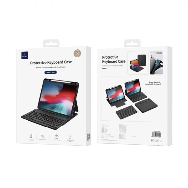 WIWU Etui de protection clavier pour iPad 10.9" (2022) | Noir