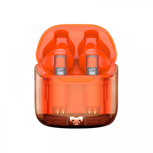 WIWU airbuds Ghost TWS - écouteurs sans fil Bluetooth Pure BASS | Orange