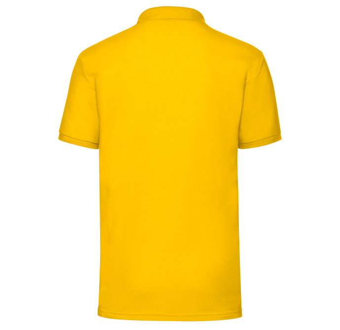 POLO LEGEND unisexe Jaune 100% cotton