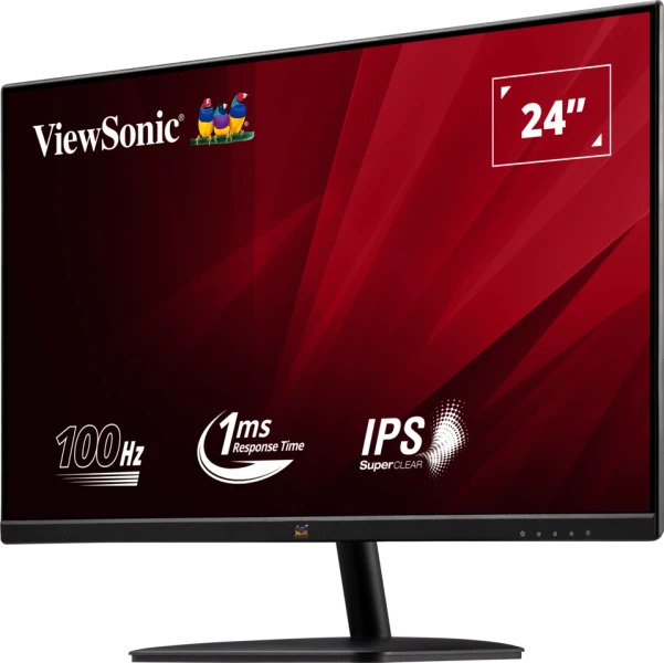 Moniteur ViewSonic 24" 1080p IPS avec conception sans cadre (VA2432)