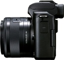 Appareil photo Canon EOS M50 Mark II hybride + objectif EF-M 15-45mm (4728C007AA)