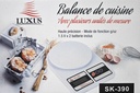 Luxus Balance de Cuisine - 1 g -10 kg SK-390