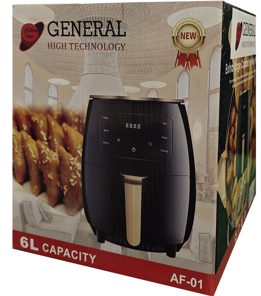 Air Fryer Friteuse sans huile 6L GENERAL