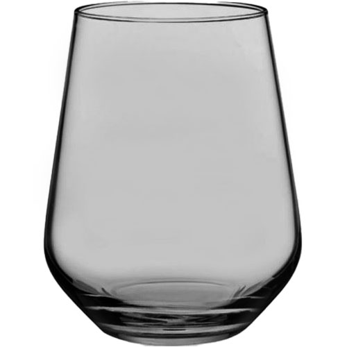 Verre à eau Allegra cl 42 Pasabahce H 10,9 Ø 8,9 cm lot de 6 verres Gris