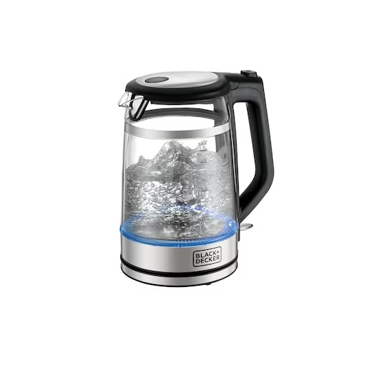 Black+Decker Bouilloire en verre à double paroi | 1,7 L (GK220-B5)