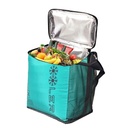 Sac isotherm 20L avec poches latérales vert