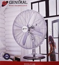 Ventilateur sur pied vintage léger en métal GENERAL 16"