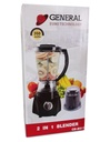 Blender General 1.5L puissant 350w avec moulin épice 2 in 1 Noir