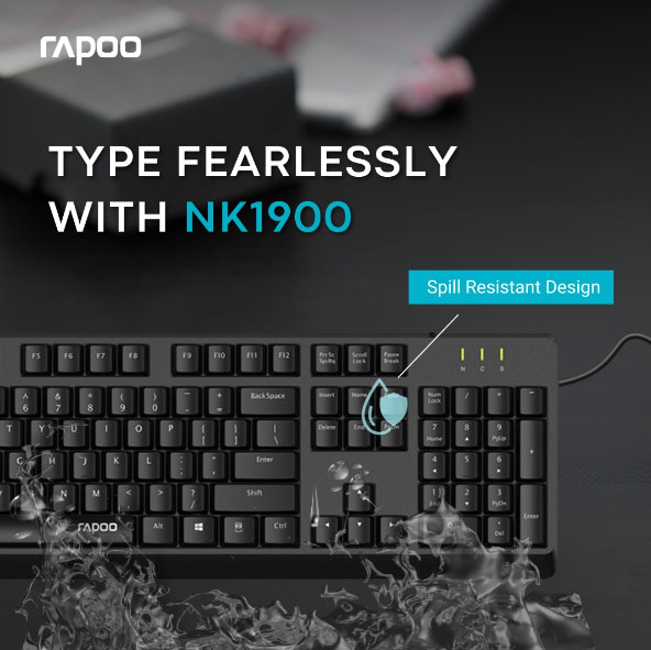 Rapoo NK1900 Clavier filaire US