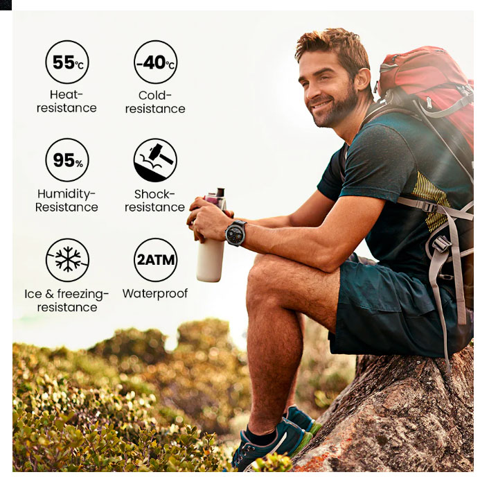 HAYLOU Solar Pro Smart Watch - Montre connectée
