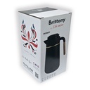 Thermos 1L, Chaud & Froid, Blanc Brittany motif