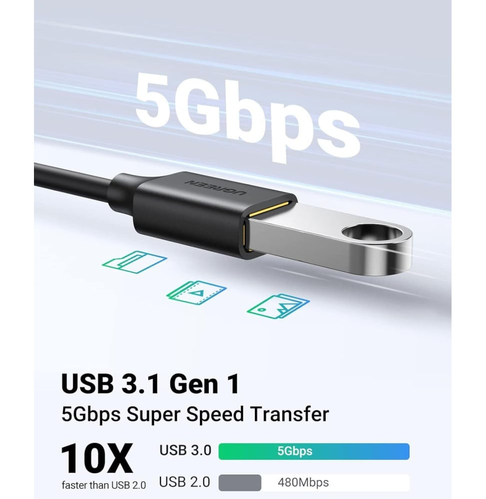 Ugreen adaptateur USB-C Male vers USB 3.0 A Female (30701)