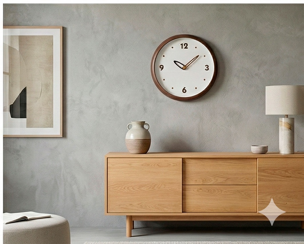 Horloge Murale - Style Moderne - Diamètre 30 cm