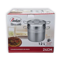 Pandiani Couscoussier 12L inoxydable 24cm