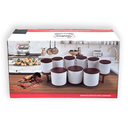 Pandiani Pots à épices, service à épices avec support