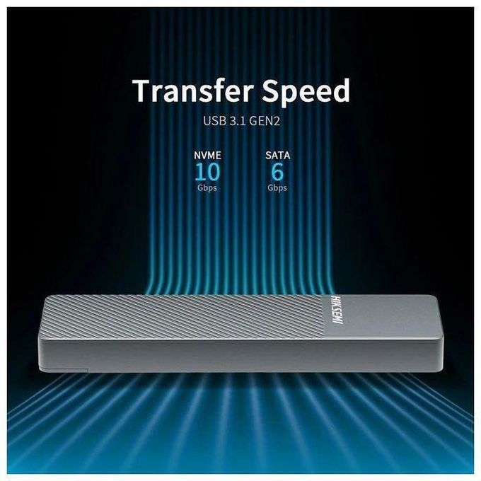 hiksemi Boitier disque dur externe Nvme M.2 SATA SSD (HS-HUB-MD202)