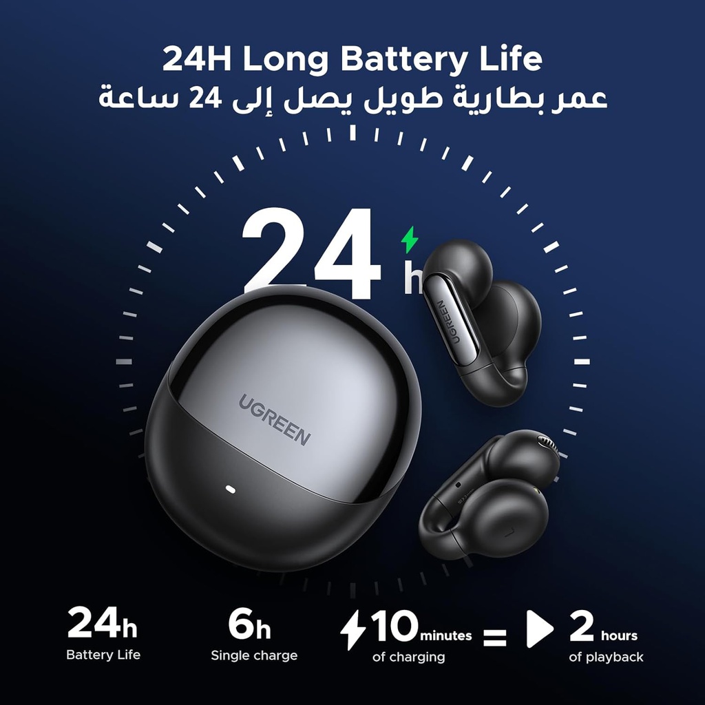 UGREEN écouteurs Sans Fil Buds HiTune S5 – Bluetooth 5.4 – NOIR