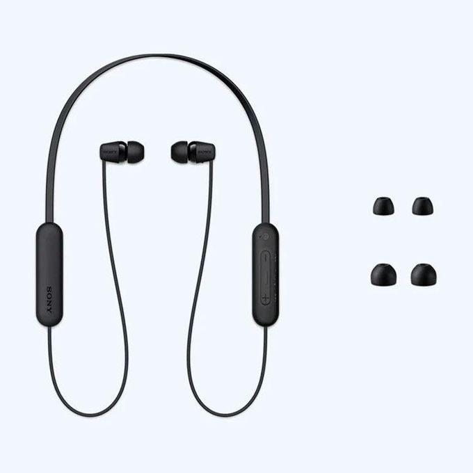 Sony Ecouteurs WI-C100 intra-auriculaires Bluetooth Noir