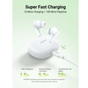 UGREEN Écouteurs Buds Sans Fil HiTune P3 – Bluetooth 5.4 – Blanc