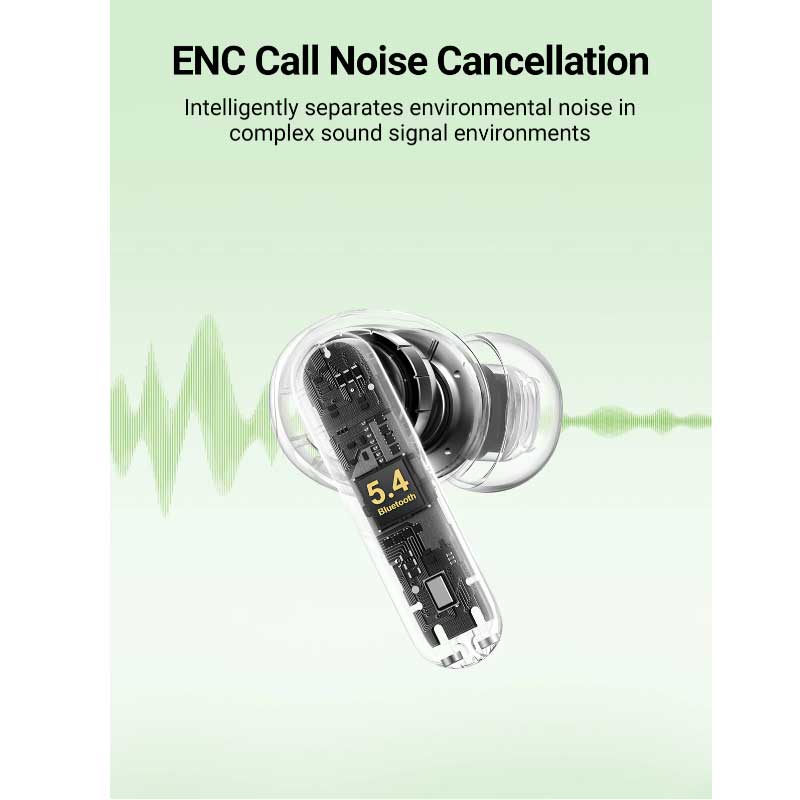 UGREEN Écouteurs Buds Sans Fil HiTune P3 – Bluetooth 5.4 – Blanc