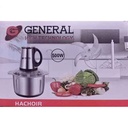 General Robot hachoir inox 500w, 5 litre 3 vitesses pour aliment, viande