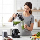 Blender General 1.5L puissant 350w avec moulin épice 2 in 1 Noir