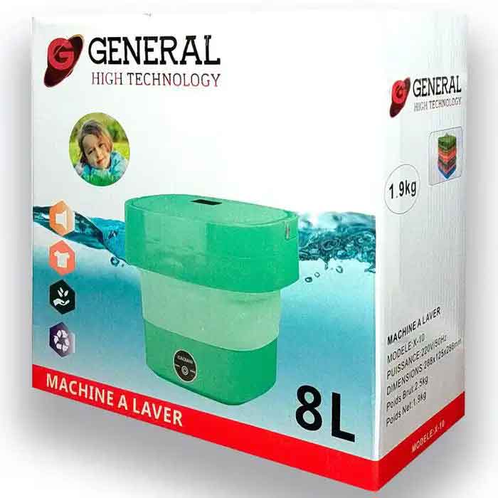 Mini Machine à laver General 8L Vert