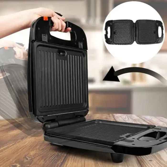 Machine à Panini General 1200W Gaufrier et Grill Électrique