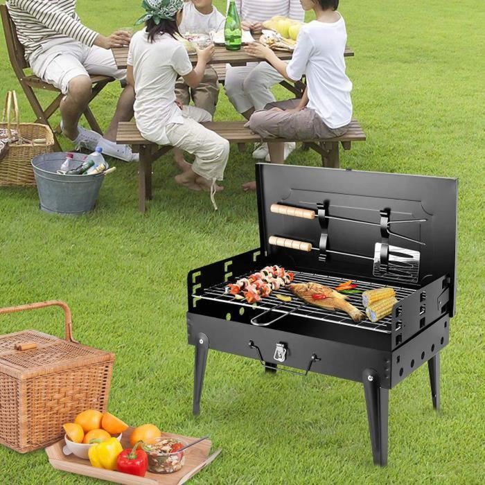 Barbecue au charbon portatif