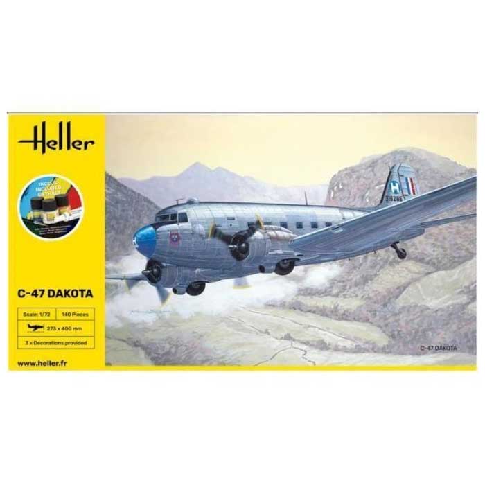 coffret-starter-kit-maquette-avion-c-47-dakota-heller-1-72-bazarcom-maroc