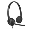 Casque USB Logitech H340 noir avec microphone anti-parasite