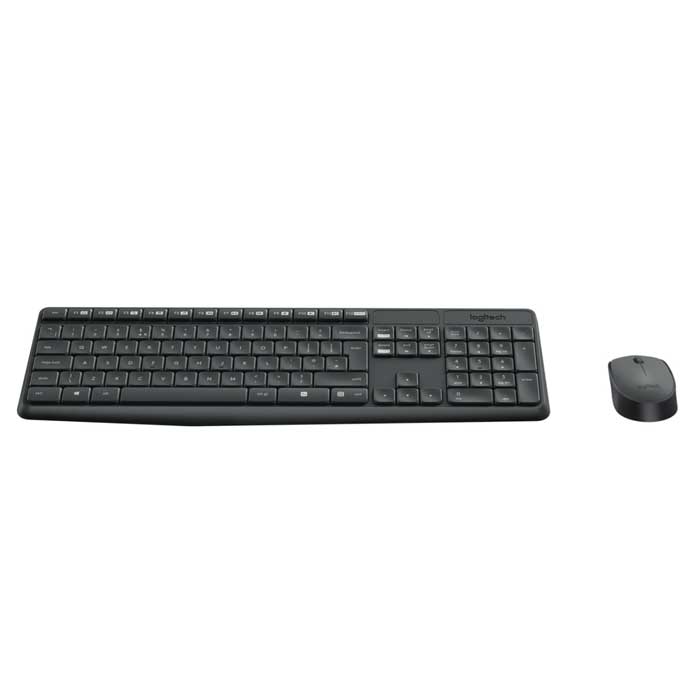 Clavier et souris sans fil Logitech MK235 | Bazarcom