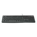 Clavier filaire Logitech K120 USB AZERTY noir avec pavé numérique