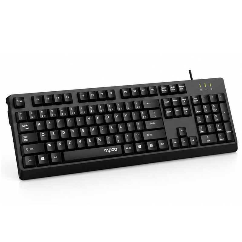 Rapoo NK1900 Clavier filaire (AZERTY, Français)