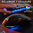 Pack Gamer Clavier + Souris The G-LAB Combo Iridium