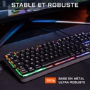 Pack Gamer Clavier + Souris The G-LAB Combo Iridium